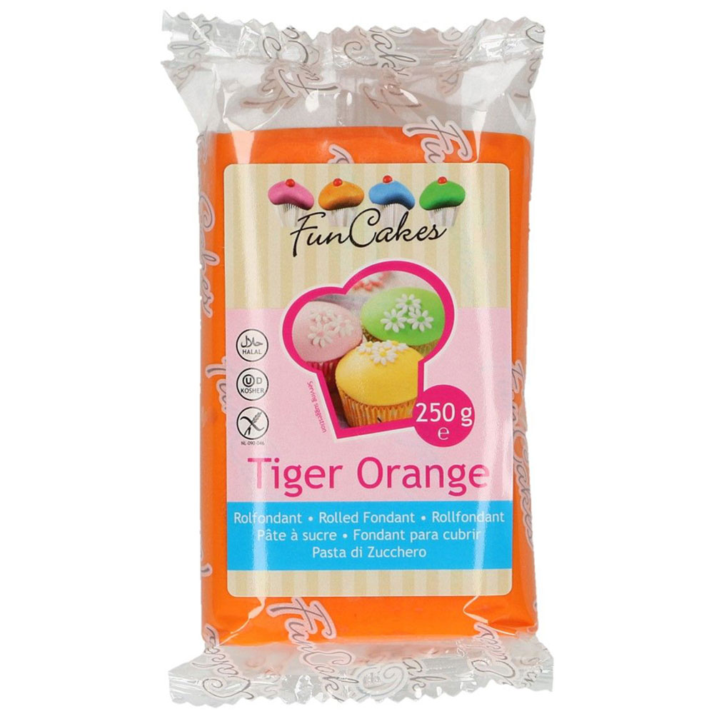 Läs mer om Sockerpasta Tiger Orange 250 g
