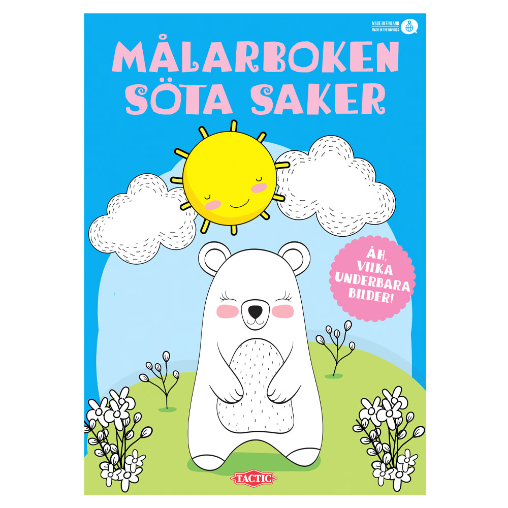 Söta Saker Målarbok