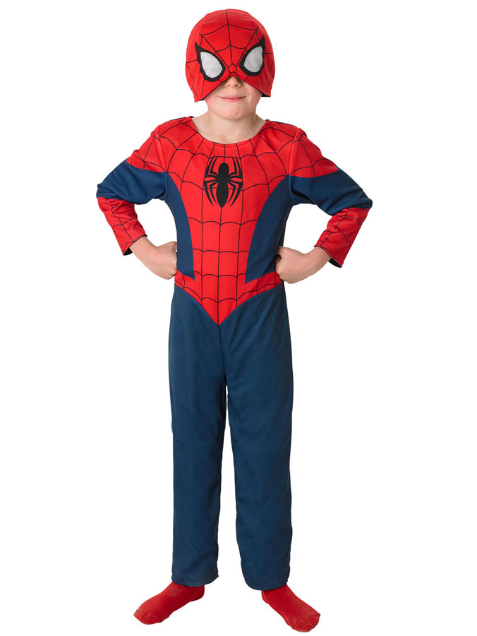 Spiderman Vändbar Dräkt Barn (Small (3-4 år))