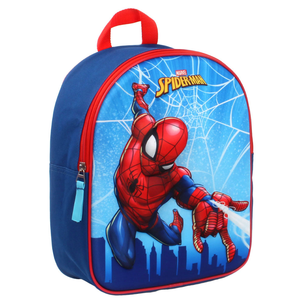 Läs mer om Spiderman Web Head 3D Ryggsäck Barn