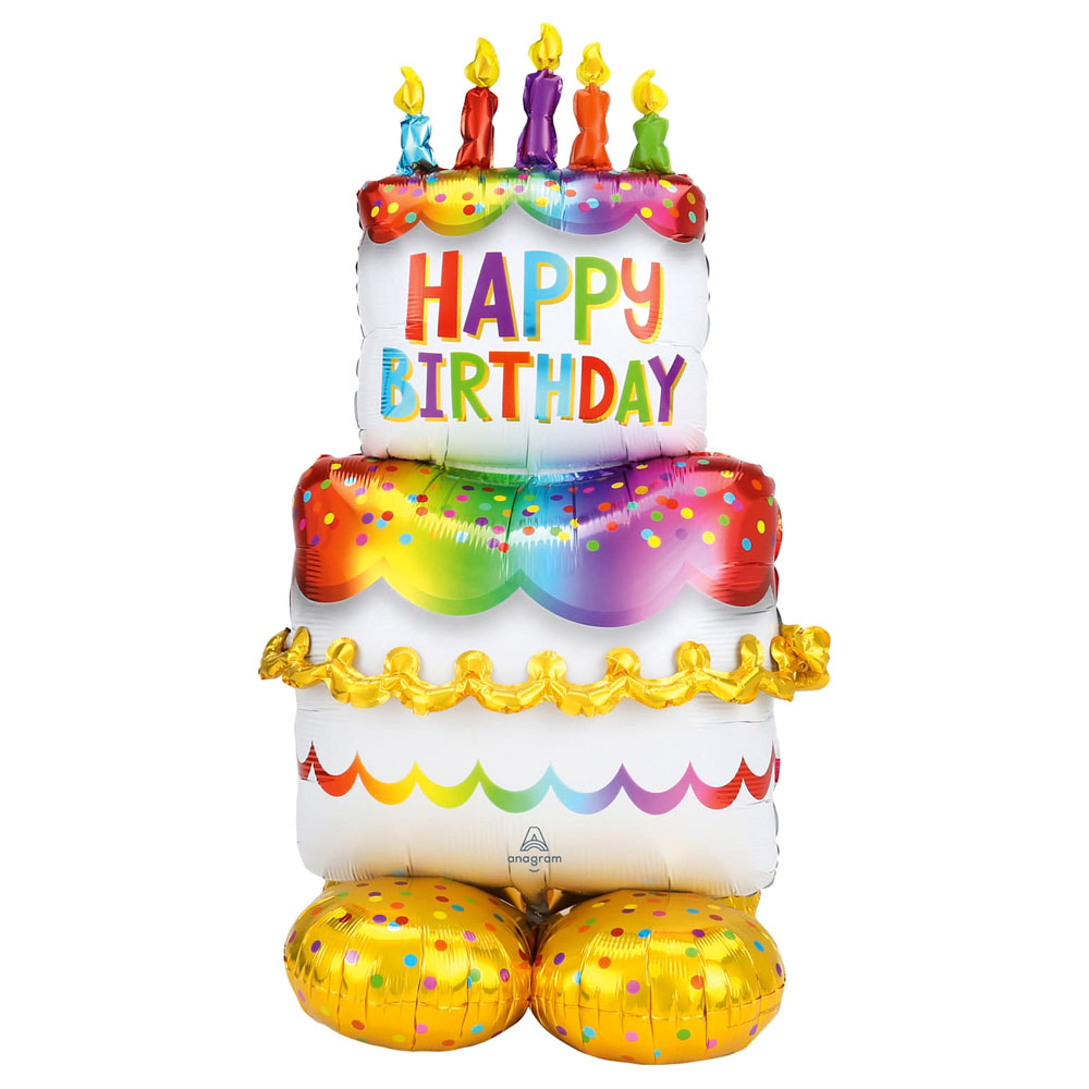 Läs mer om Stor Födelsedagstårta Folieballong