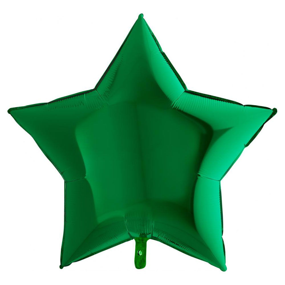 Läs mer om Stor Folieballong Stjärna Grön