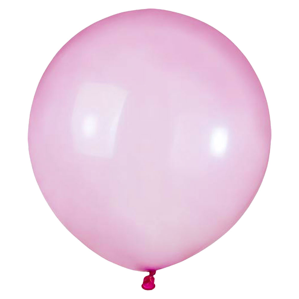 Läs mer om Stora Runda Rosa Rainbow Crystal Ballonger