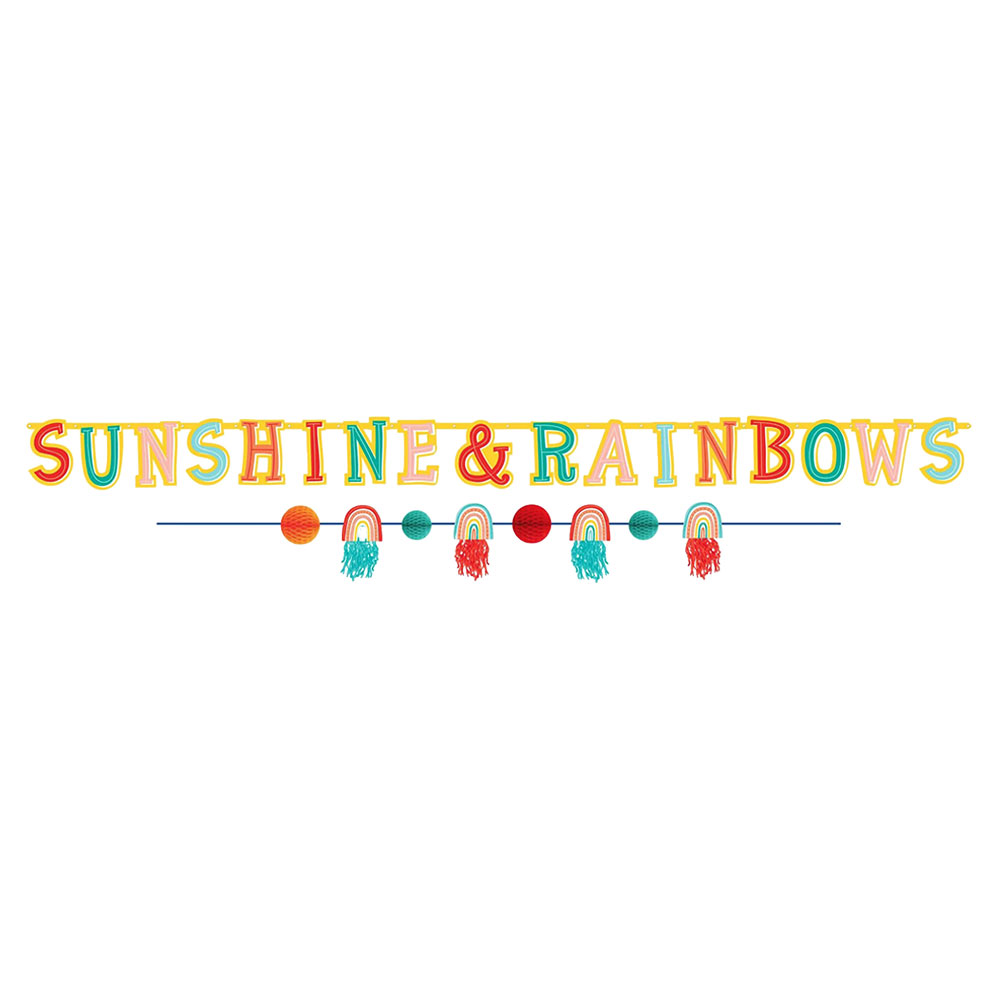 Läs mer om Sunshine & Rainbows Girlanger