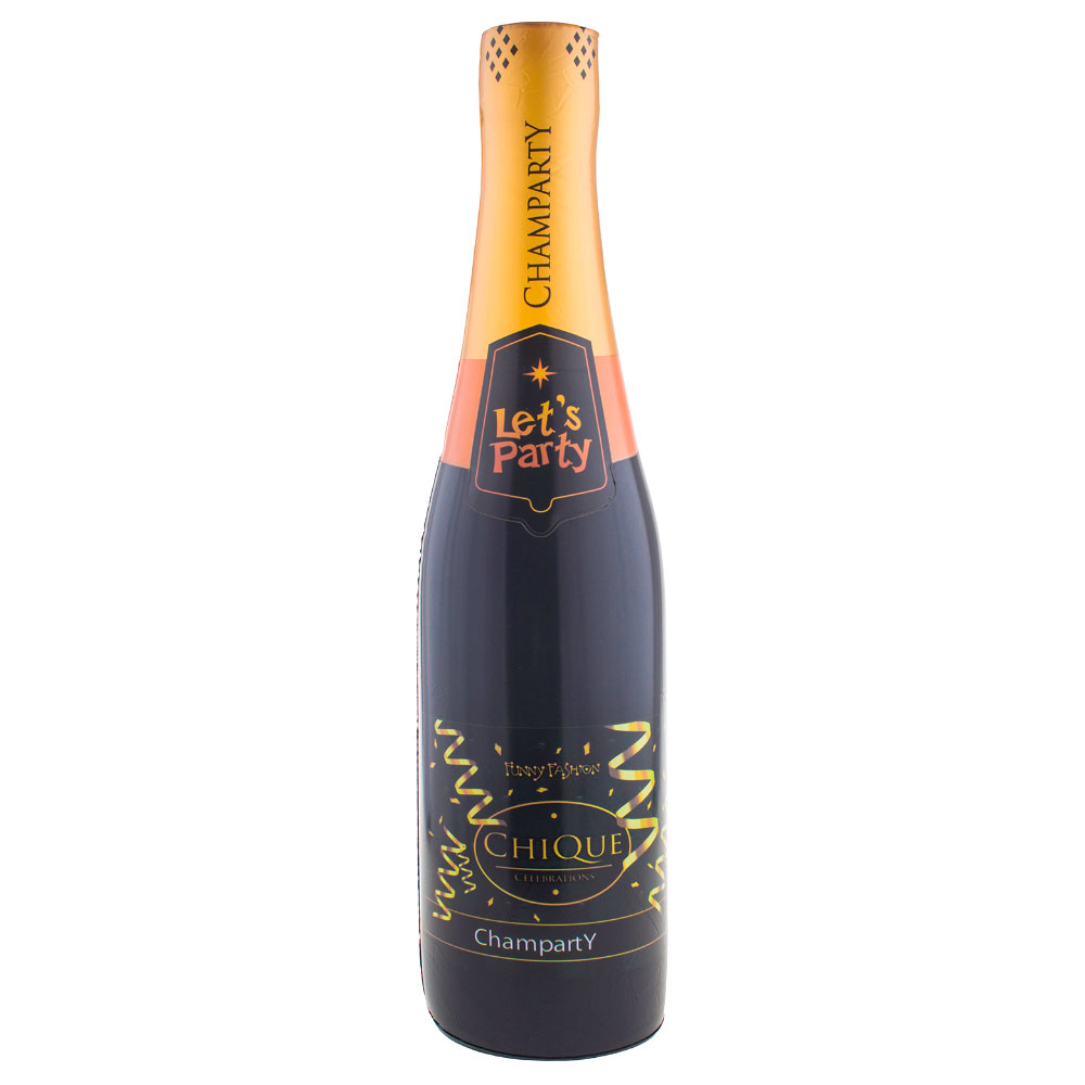 Läs mer om Svart Uppblåsbar Champagneflaska