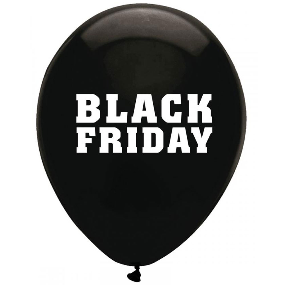 Läs mer om Svarta Black Friday Ballonger