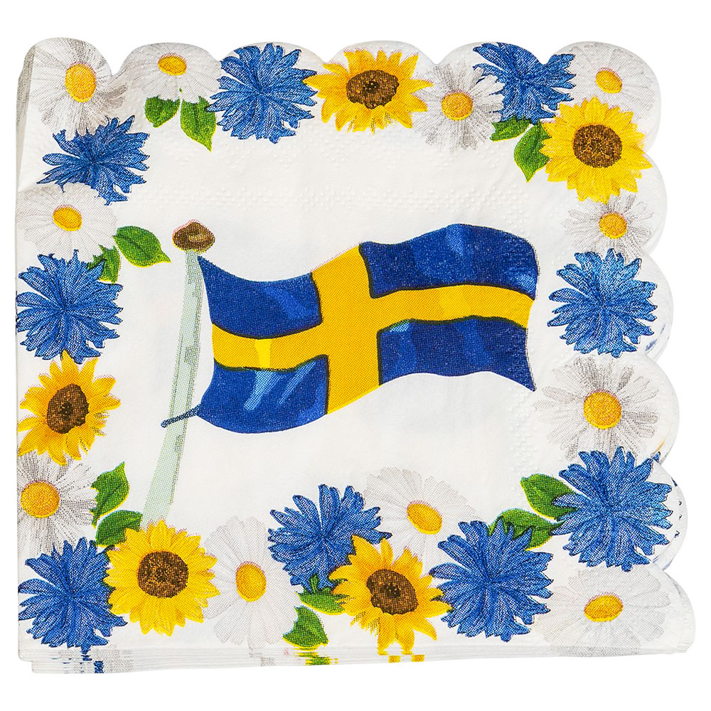 Läs mer om Svenska Flaggan Servetter