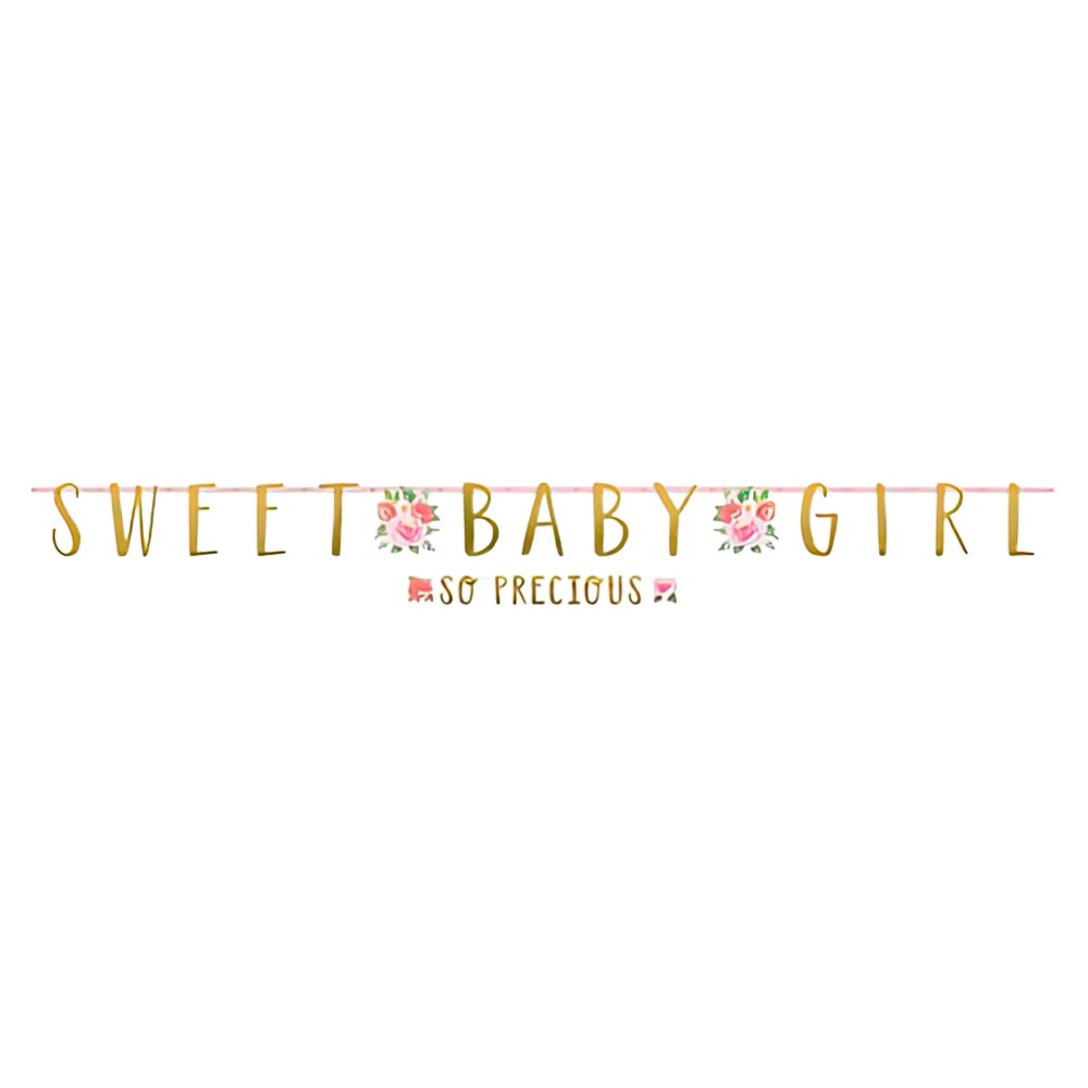 Läs mer om Sweet Baby Girl Girlanger DIY