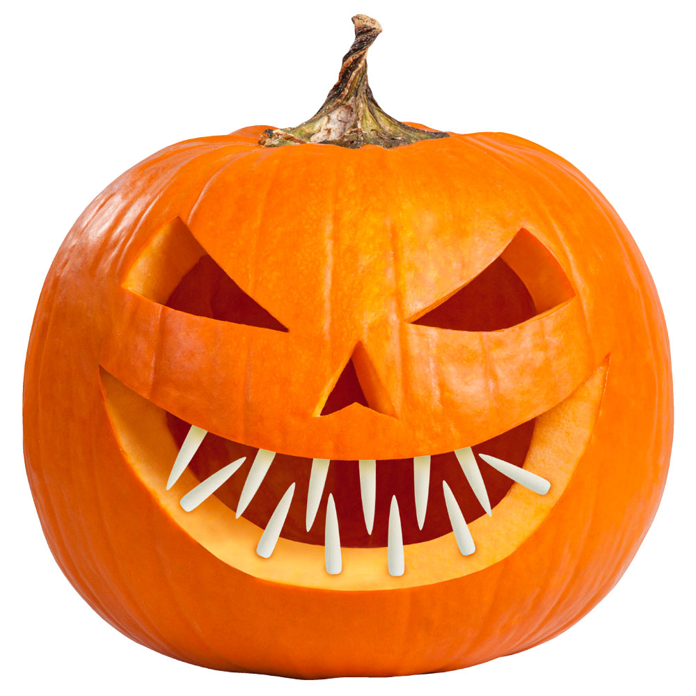Läs mer om Tänder till Halloween Pumpa