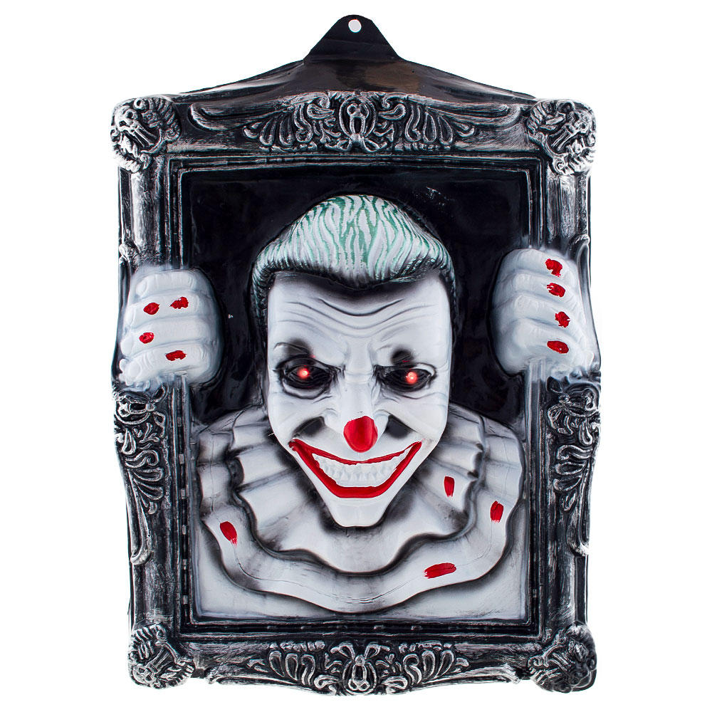 Tavla med Läskig Clown