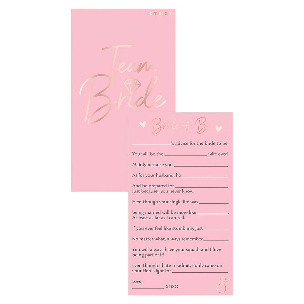 Läs mer om Team Bride Advice Cards