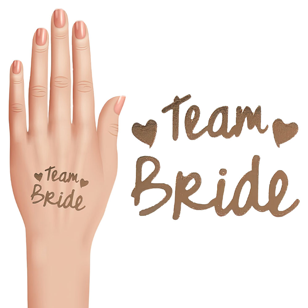 Team Bride Gnuggis Tatueringar