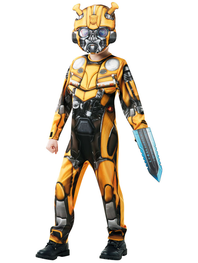 Transformers Bumblebee Dräkt Barn (Small (3-4 år))