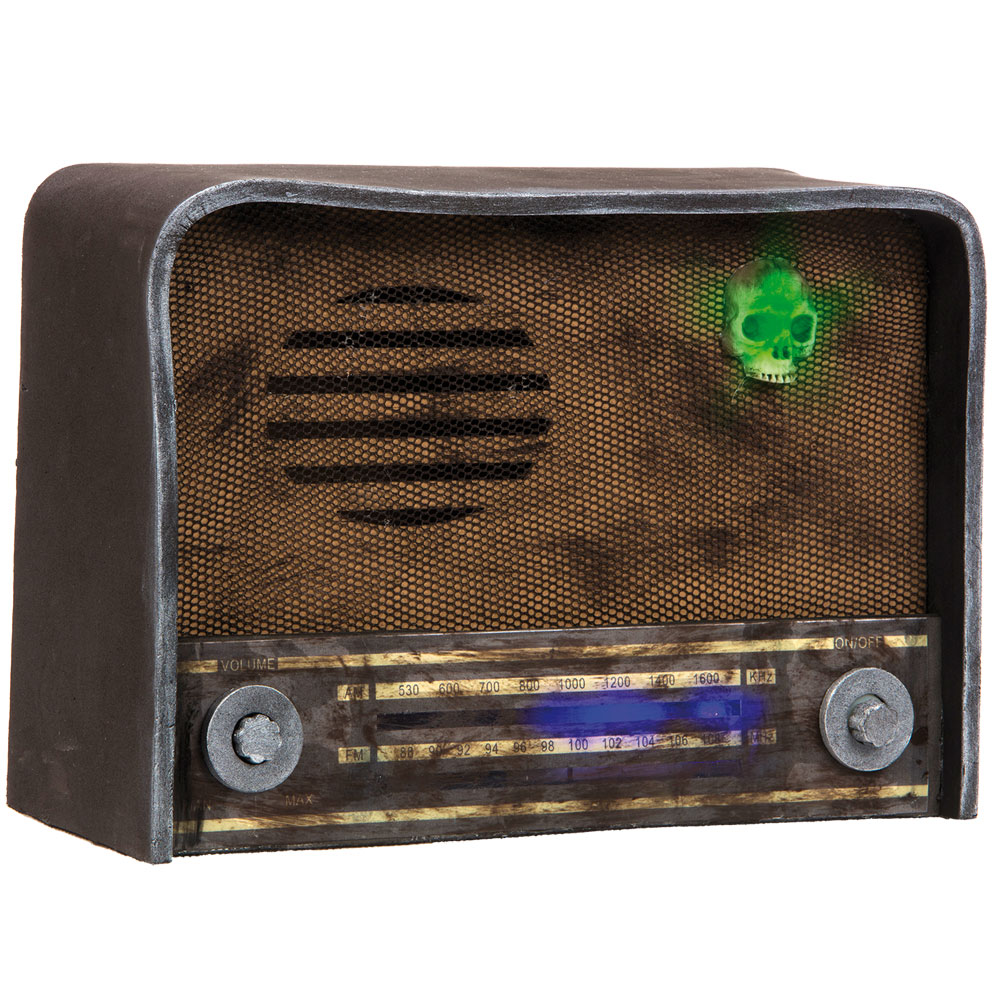 Trasig Retro Radio med Ljus och Ljud