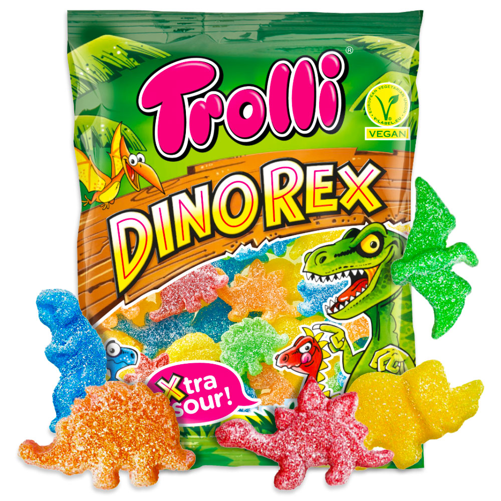 Läs mer om Trolli Dino Rex Godis