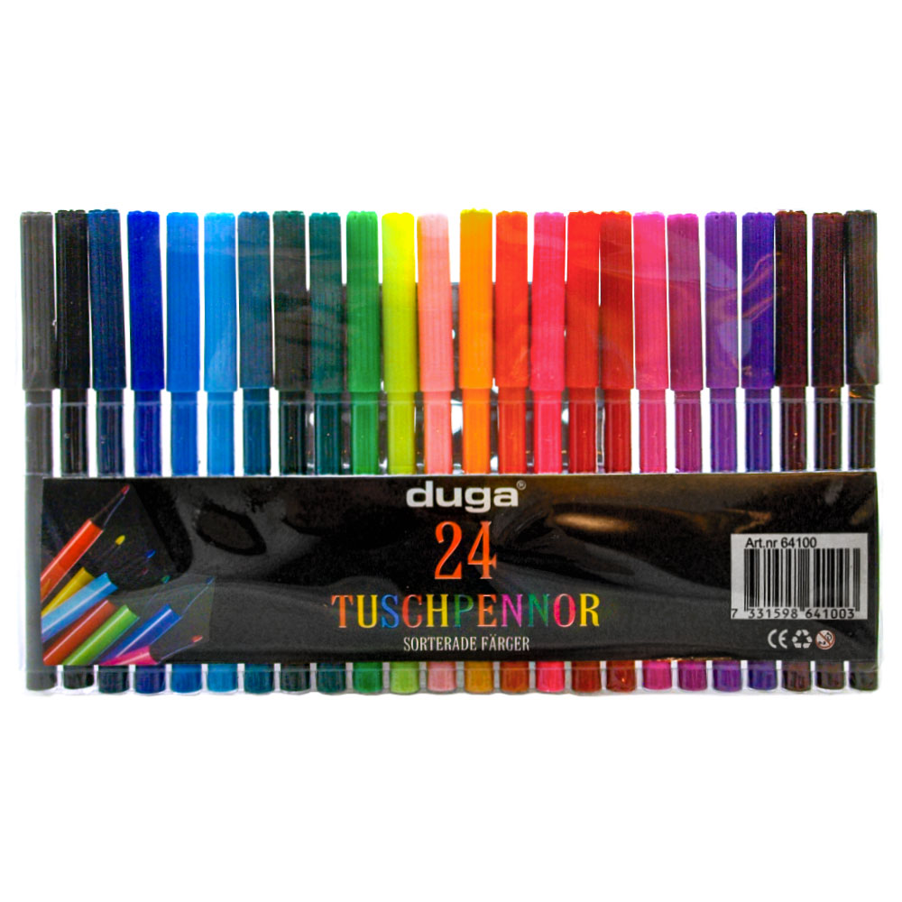 Tuschpennor 24-pack