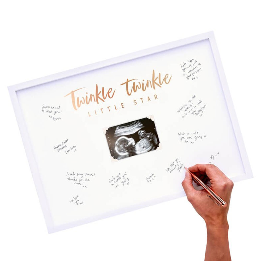 Läs mer om Twinkle Twinkle Little Star Baby Gästbok
