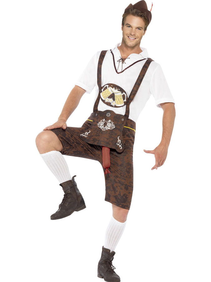 Välhängd Oktoberfest Dräkt (Medium)