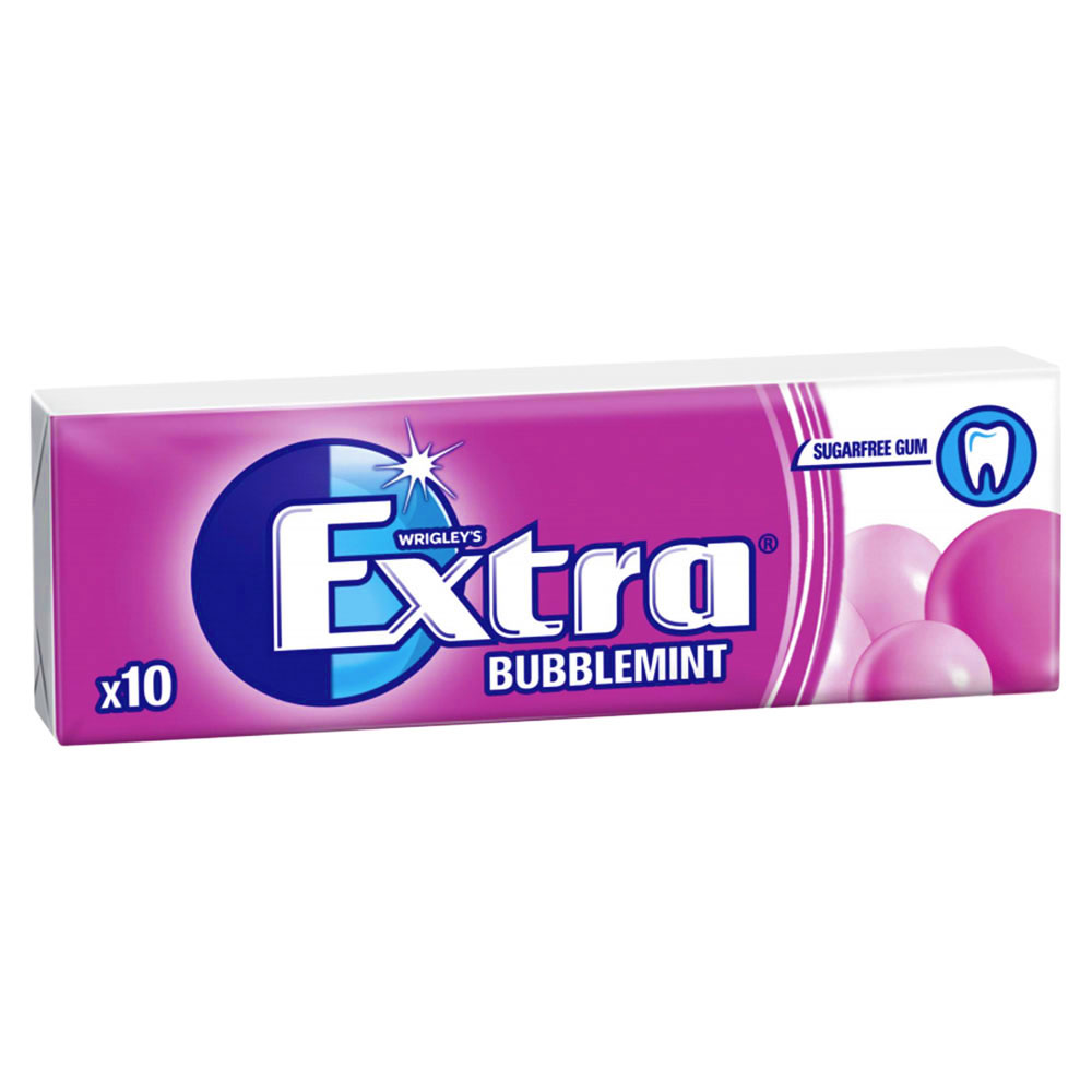 Läs mer om Wrigleys Extra White Bubblemint Tuggummi