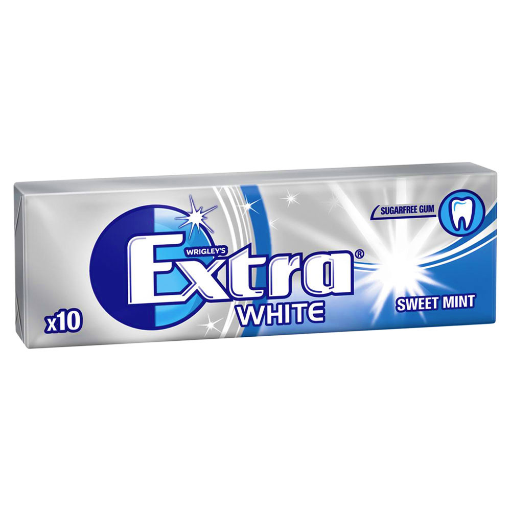 Läs mer om Wrigleys Extra White Sweet Mint Tuggummi