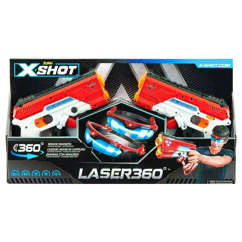 X-Shot Laser 360 Laserpistoler Set