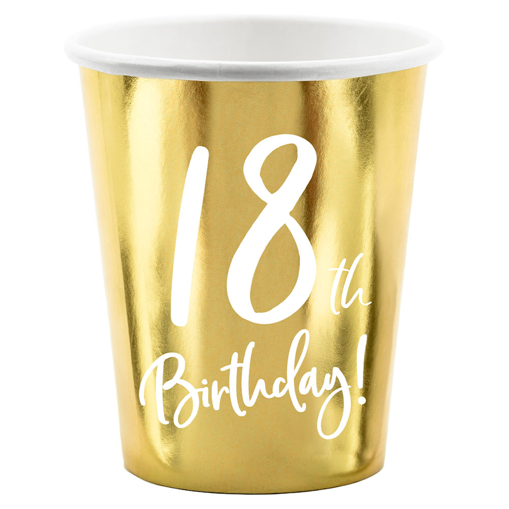 18th Birthday Muggar Guld