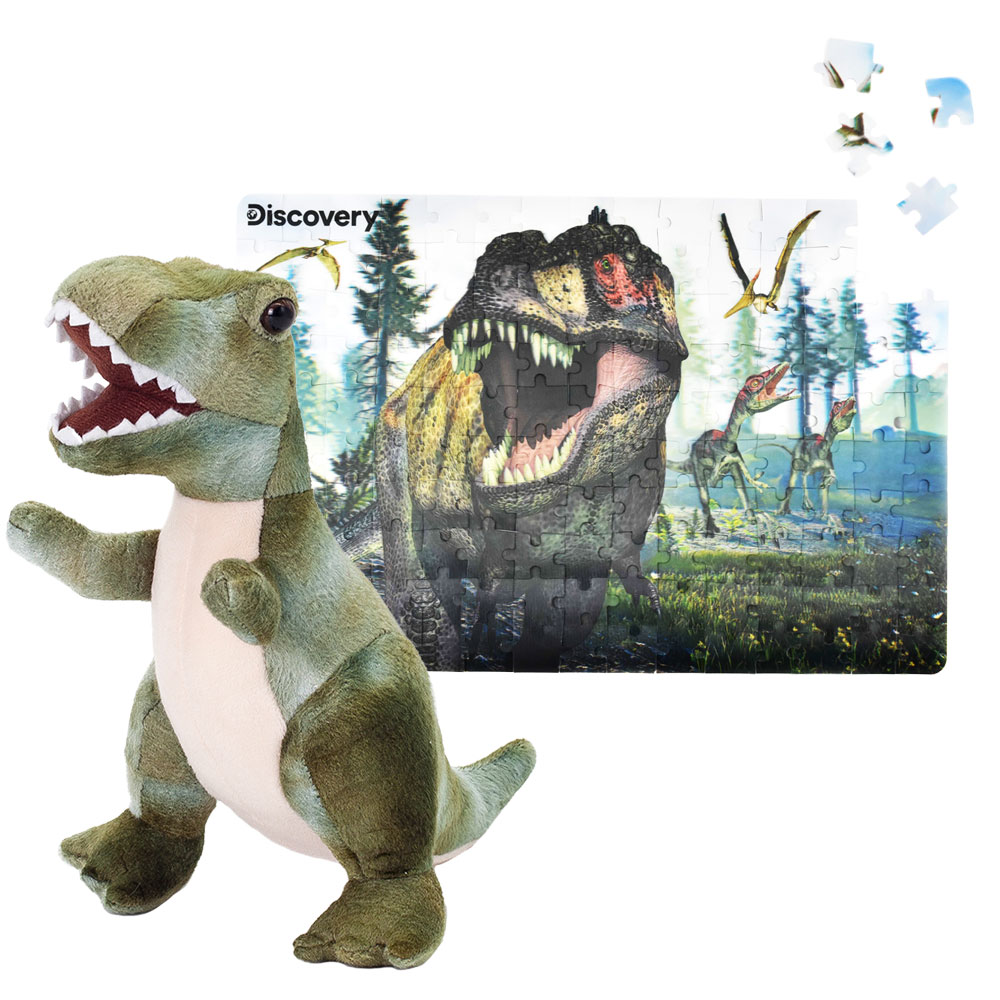 Läs mer om 3D Pussel och Gosedjur T-Rex