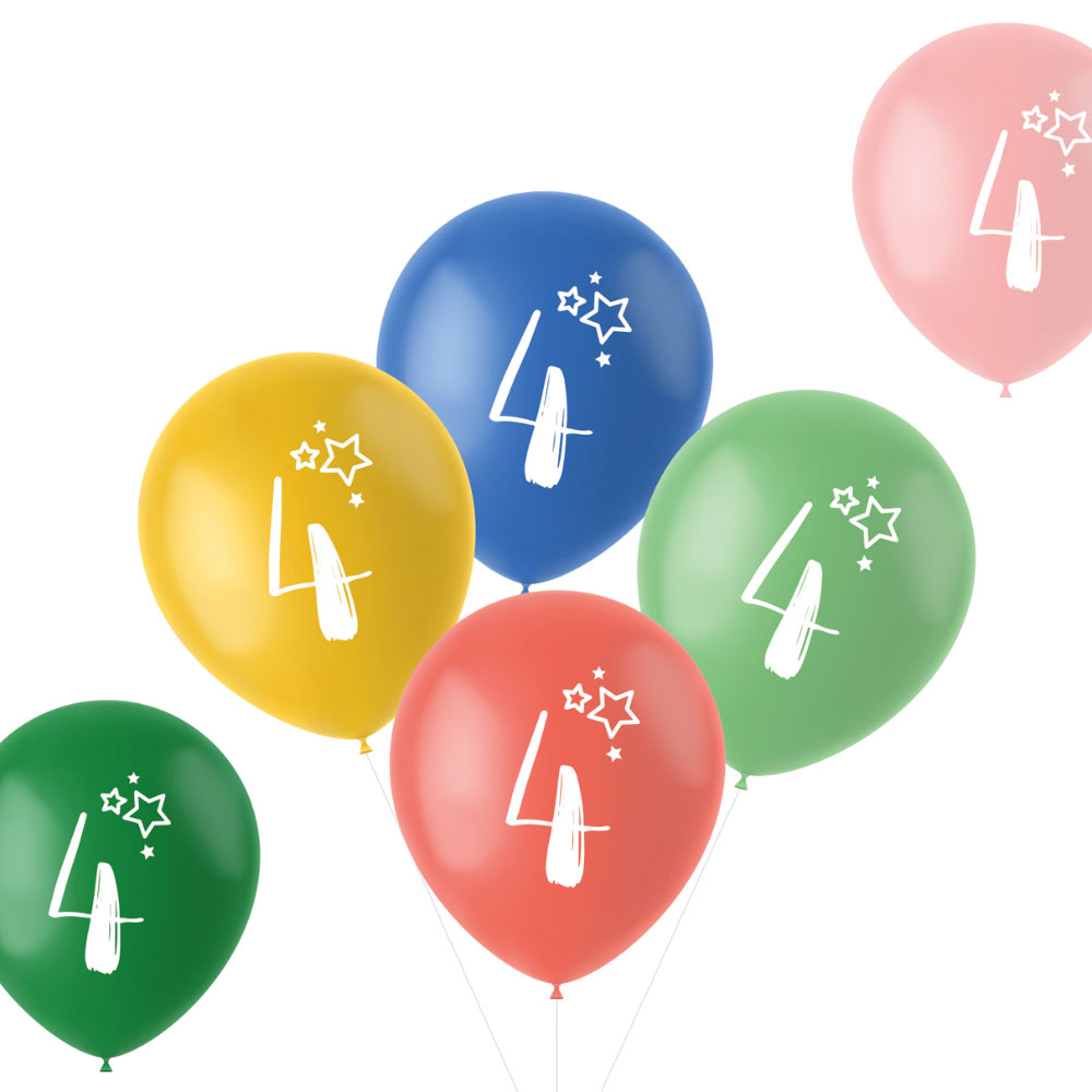 Läs mer om 4-års Latexballonger