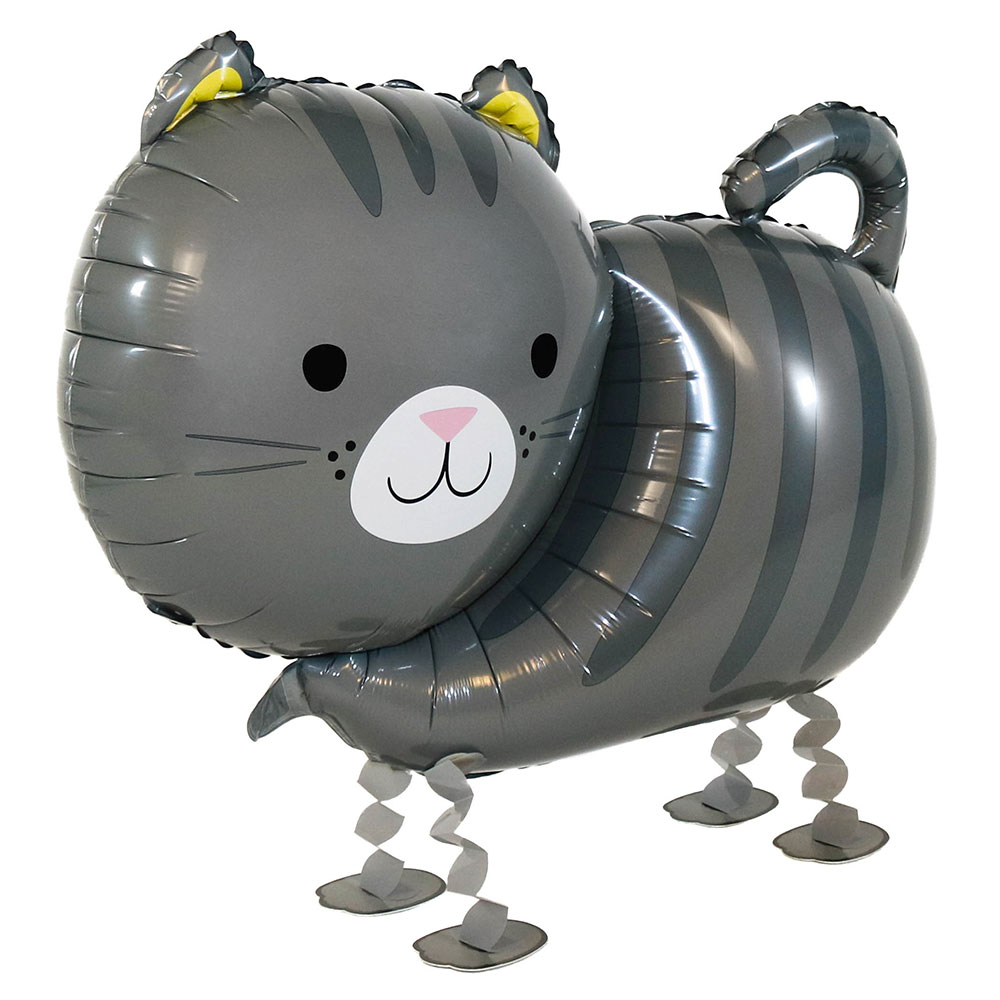 Airwalker Katt Folieballong