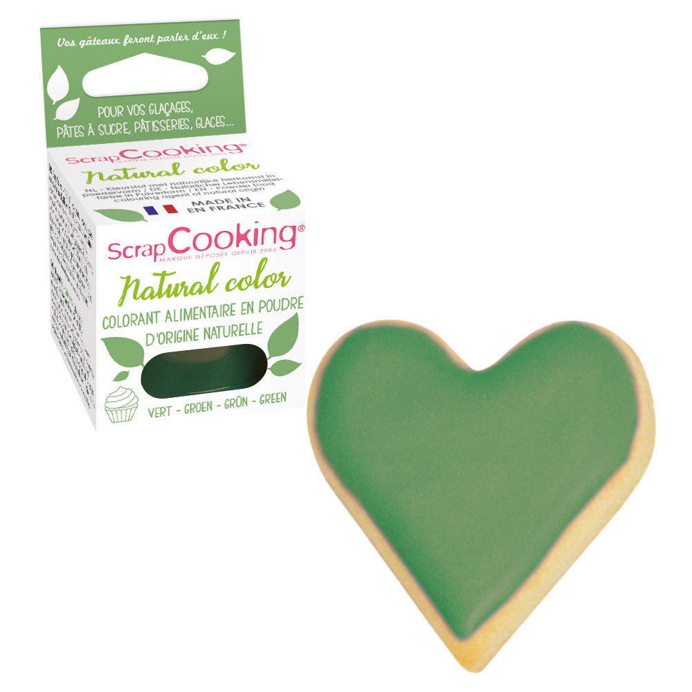 Läs mer om Ätbar Pulverfärg Grön ScrapCooking