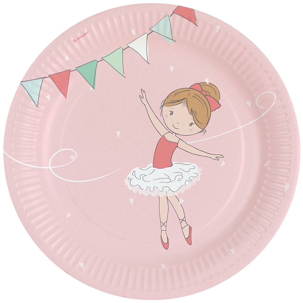 Läs mer om Ballerina Papperstallrikar Little Dancer