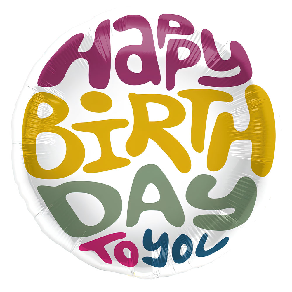 Läs mer om Ballong Happy Birthday To You