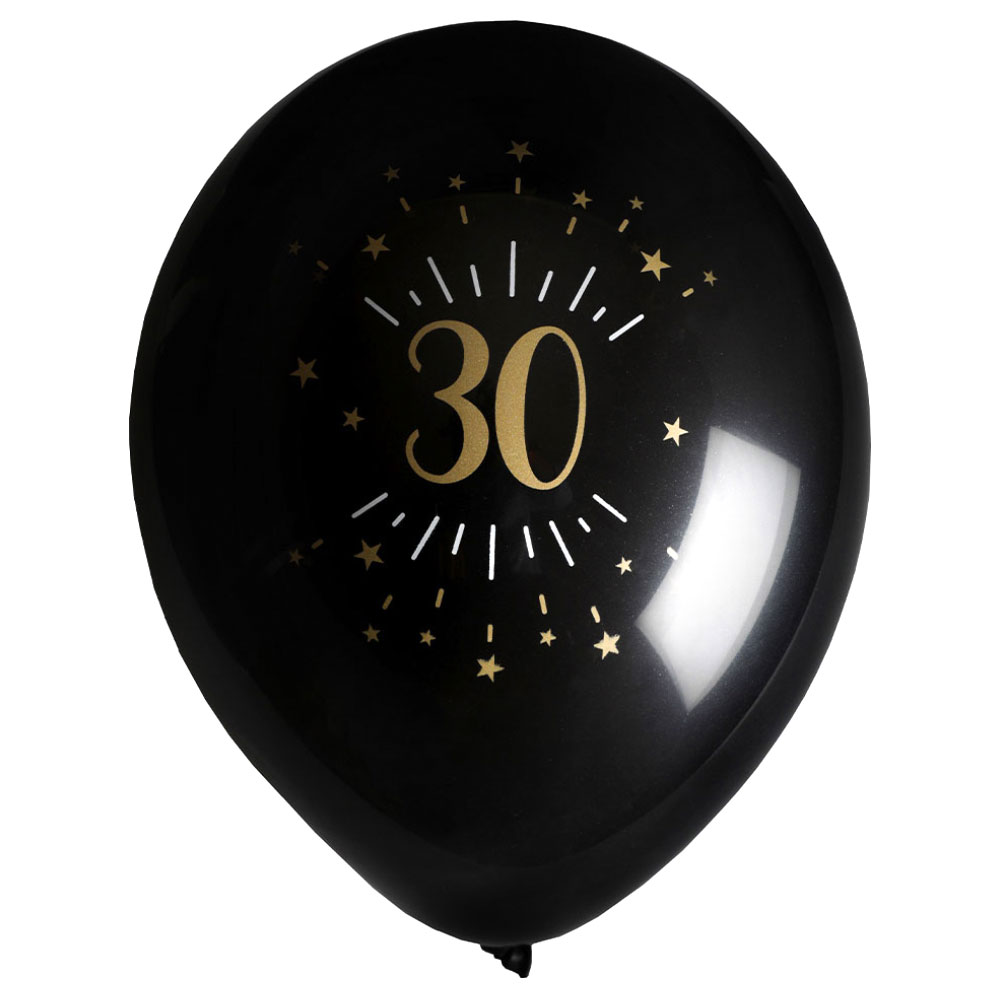 Läs mer om Ballonger 30 År Birthday Party Guld