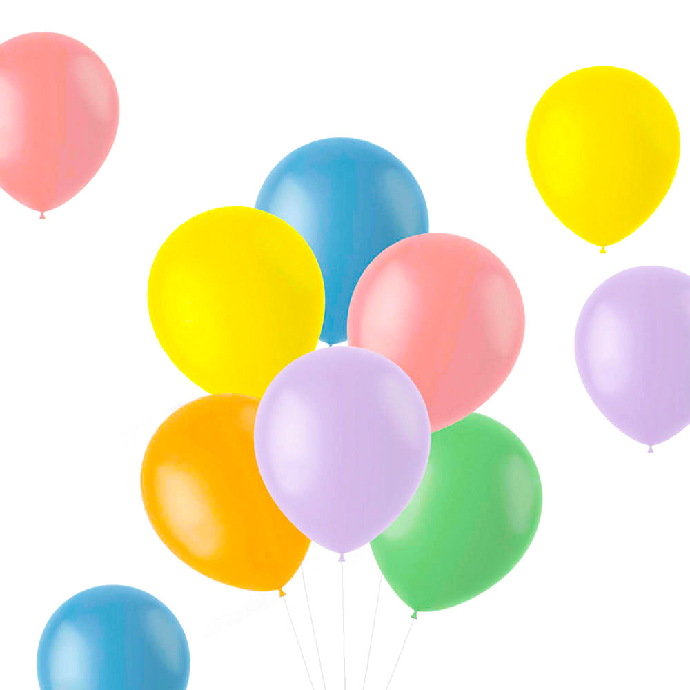 Läs mer om Ballonger Pastell Mix 50-pack