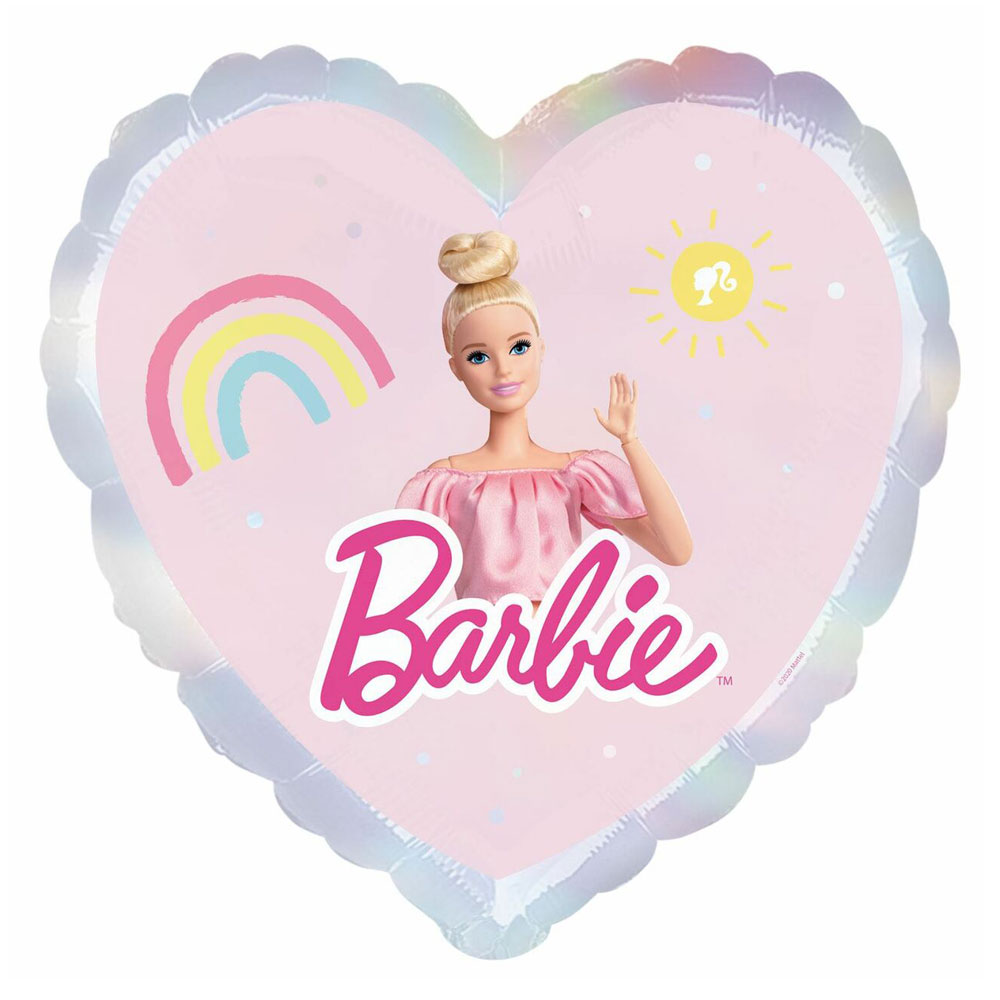 Läs mer om Barbie Folieballong Hjärta