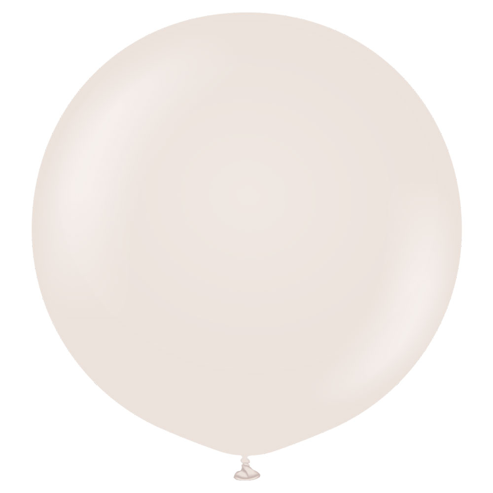 Läs mer om Beige Gigantiska Latexballonger White Sand 2-pack