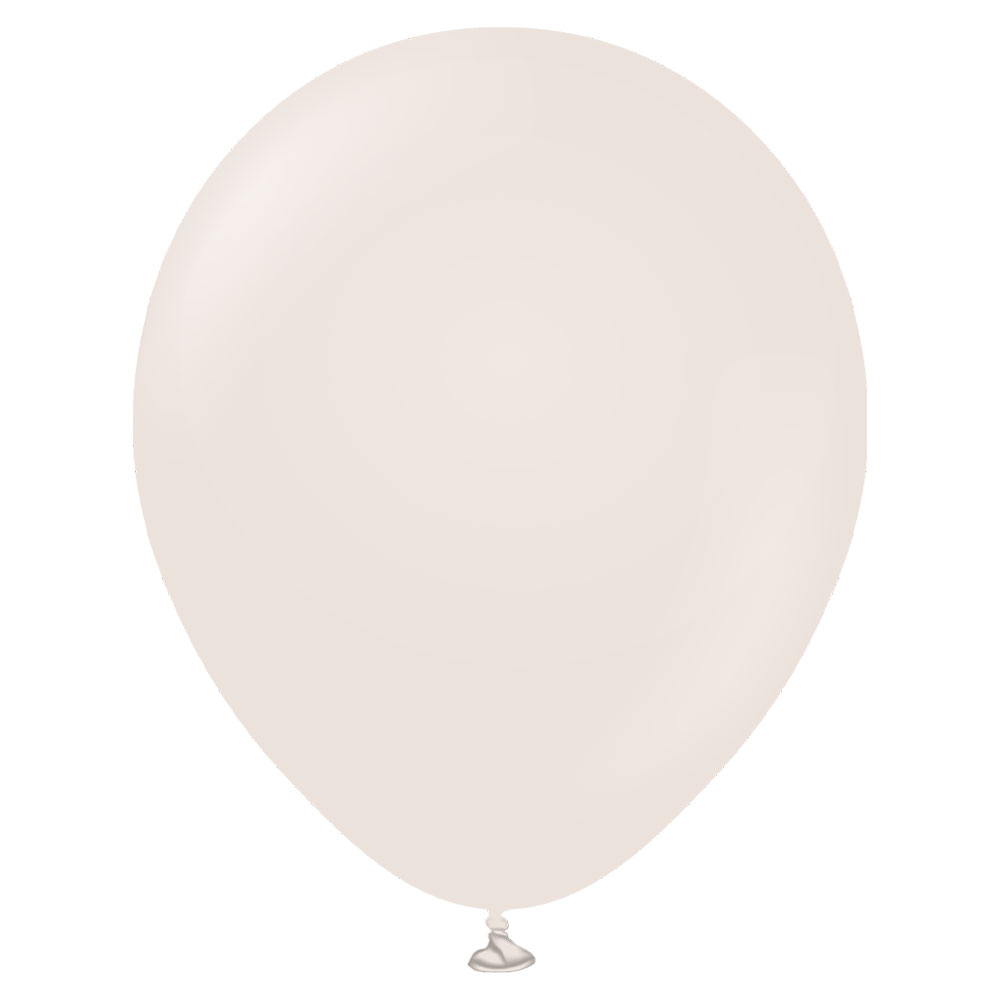Läs mer om Beige Latexballonger White Sand