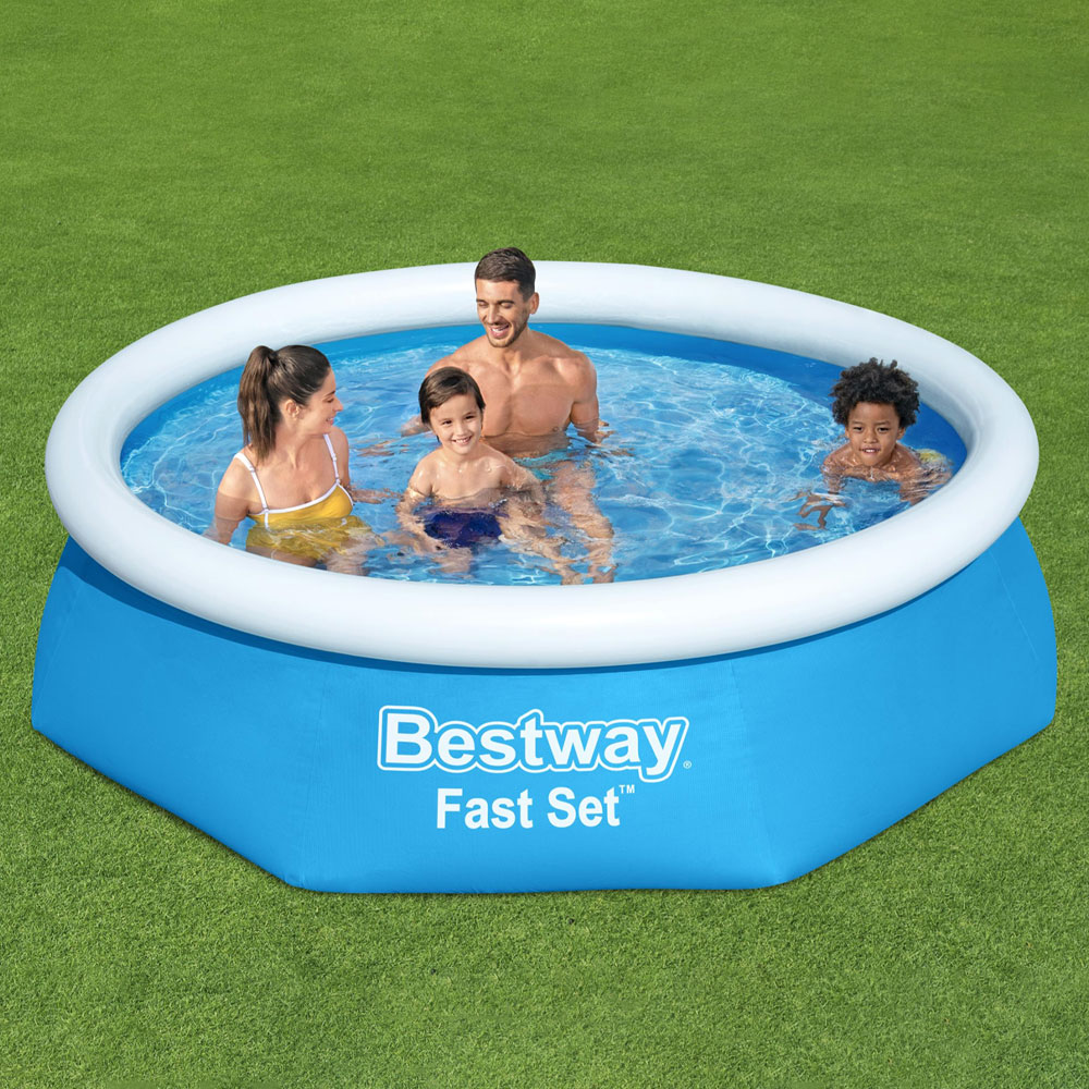 Bestway Uppblåsbar Pool Fast Set