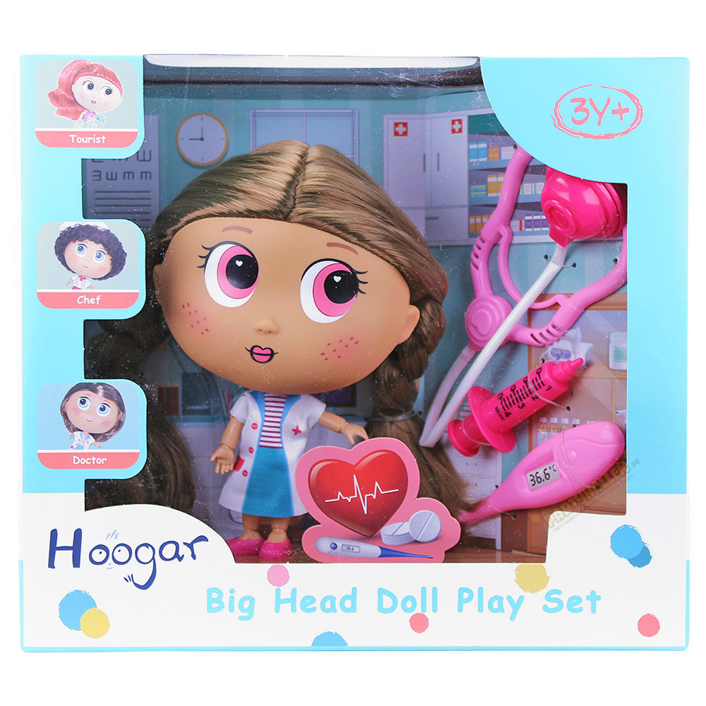 Big Head Doll Set Doktor