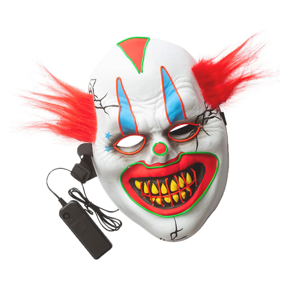 Läs mer om Blinkande Clownmask LED