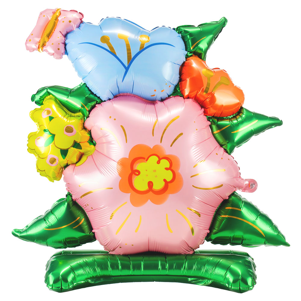 Läs mer om Blommor Stående Ballong