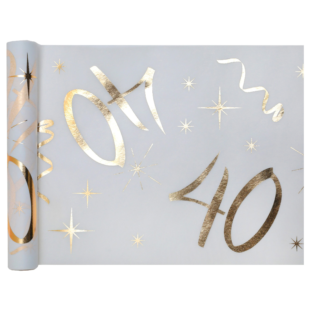 Bordslöpare 40 År Sparkle