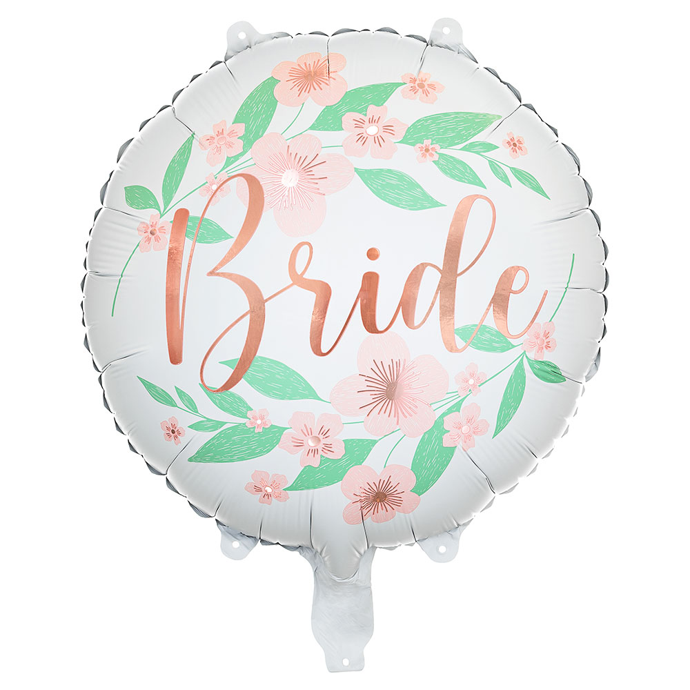 Läs mer om Bride Folieballong Blommor