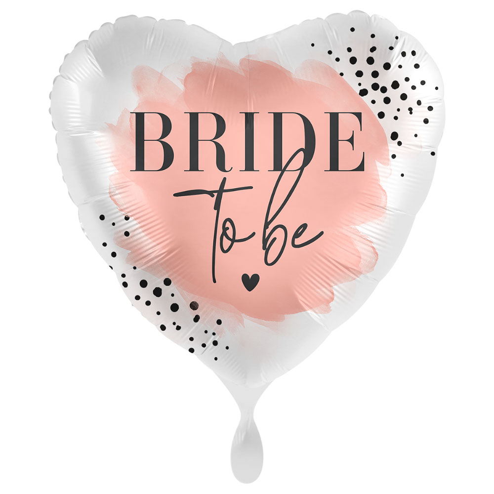 Läs mer om Bride To Be Ballong Blush