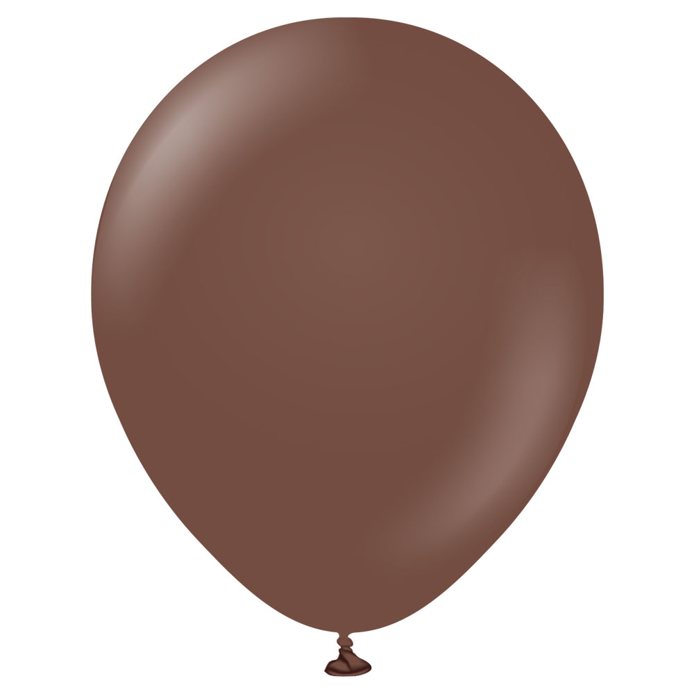 Läs mer om Bruna Latexballonger Chocolate Brown