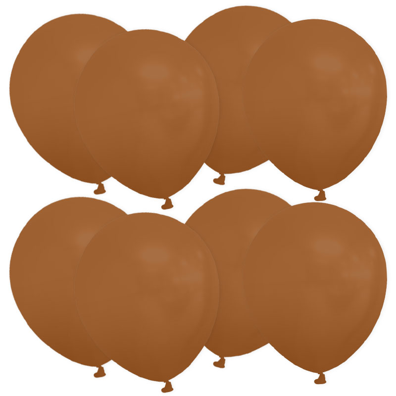 Läs mer om Bruna Miniballonger Brown 100-pack