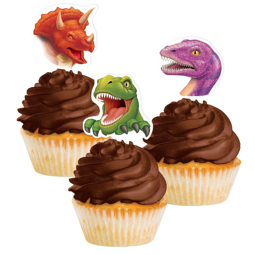 Läs mer om Cupcake Dekorationer Dino Blast