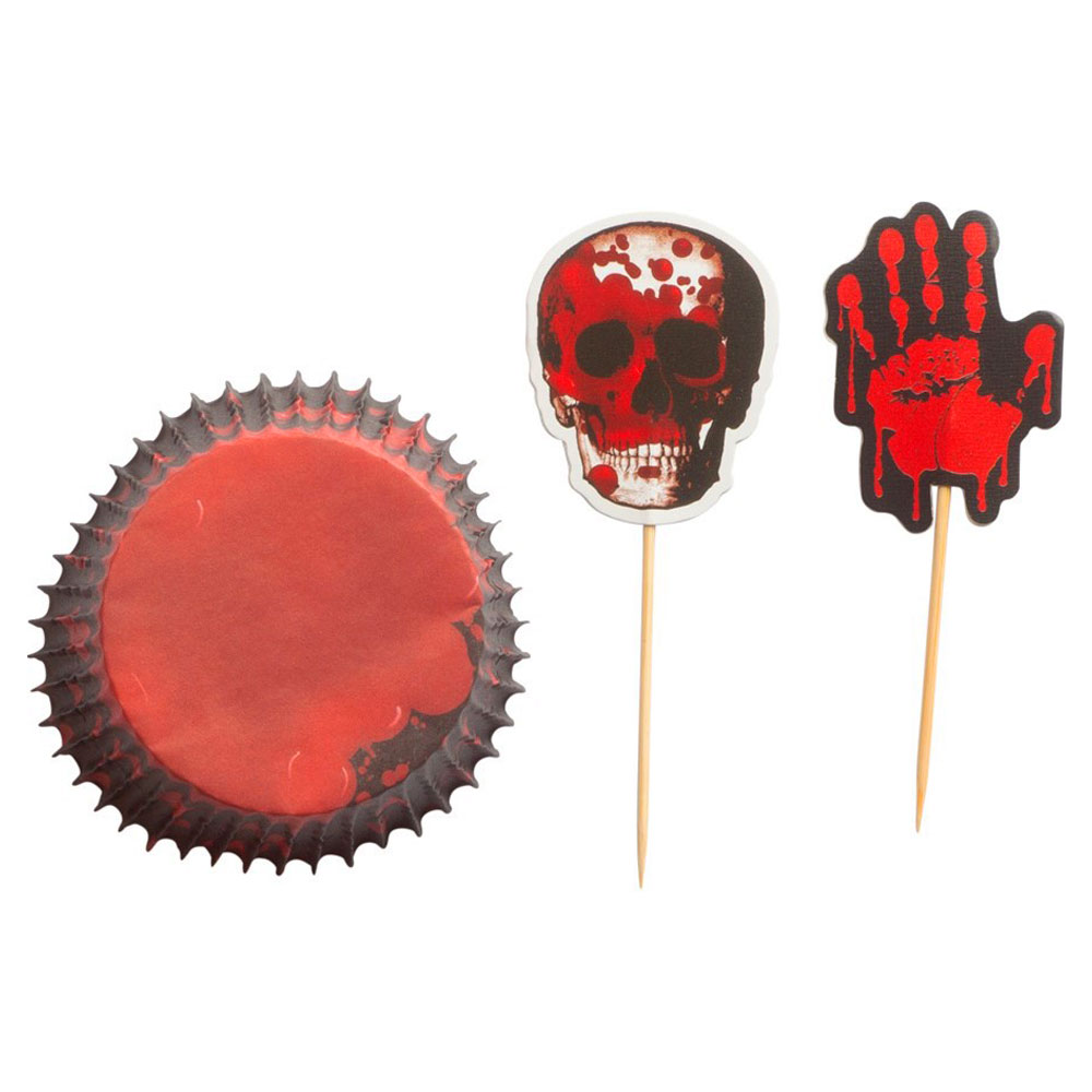 Läs mer om Cupcake Kit Blodigt Halloweenkalas