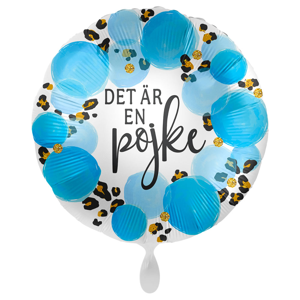 Läs mer om Det Är En Pojke Ballong Leopard