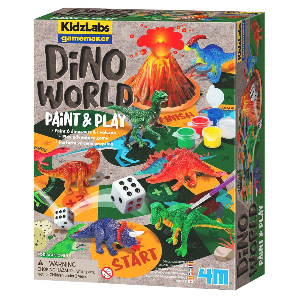 Läs mer om Dino World Måla och Spela